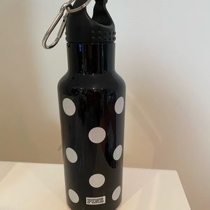Pink Victoria secret polka dot water bottle